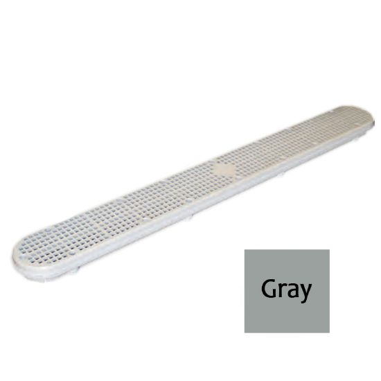 32IN CHANNEL DRAIN W/FRAME MED GRAY 25506-321-100