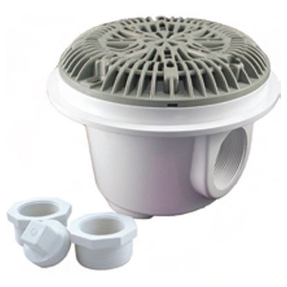 MAIN DRAIN GUNITE W/AV LIT WHT 25519-000-000