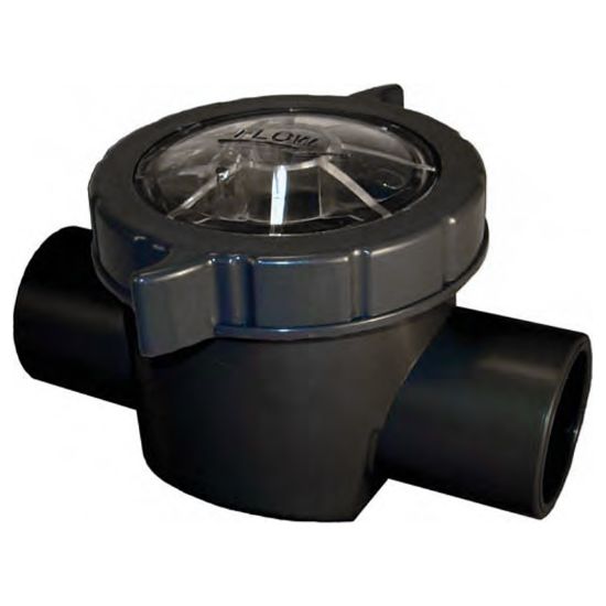 CHECK VALVE 1.5IN CPVC BLK BODY CLEAR LID 2LB SPRING 25830-150-000
