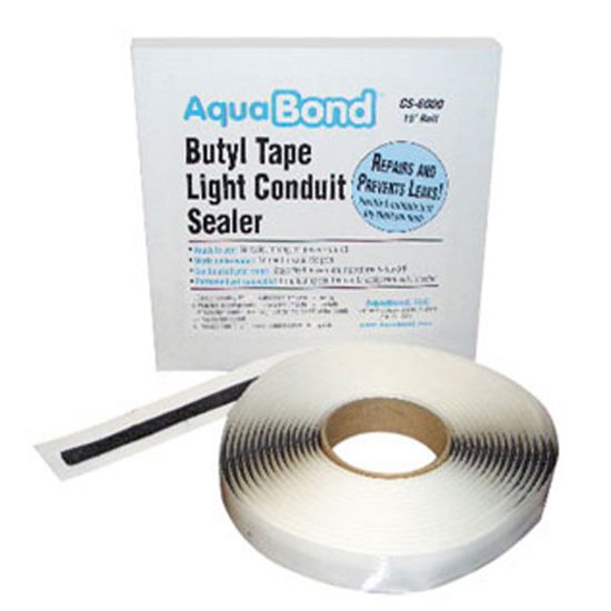 BLACK BUTYL CONDUIT SEALER TAPE 15' x 1/8IN x 1/4IN CS-6000