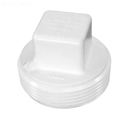 1.5IN CLEANOUT PLUG RAISED NUT DWV PVC D106-015