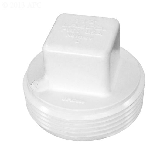 1.5IN CLEANOUT PLUG RAISED NUT DWV PVC D106-015