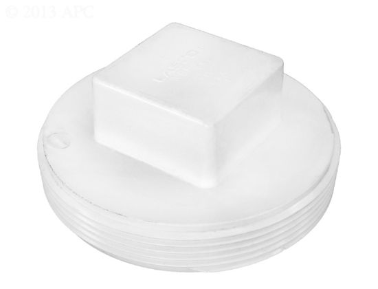 4IN CLEANOUT PLUG RAISED NUT DWV PVC D106-040