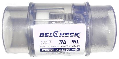 CHECK VALVE 1/4# SPRING STYLE 1.5INSKT & 2INSPG DELZONE CO-0106