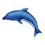 DOLPHIN LEFT 20IN X 40IN TILE ARTISTRY IN MOSAICS DOLBLULM
