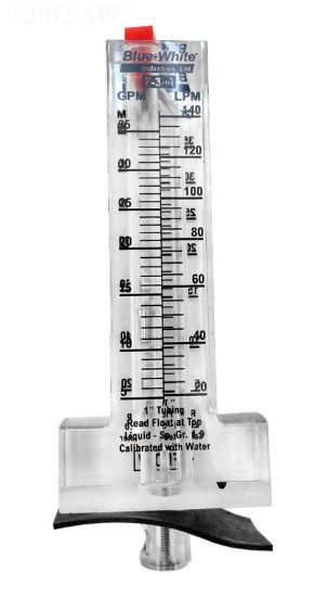 F300 FLOWMETER HORIZN 1IN COPPER TUBING 4 TO 26 GPM / 15 TO  F-30100T