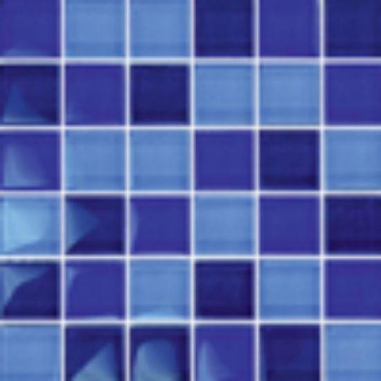 AIM COBALT BLUE 1IN X 1IN GLASS TILE 11 SHEETS 10.55 SF/  GC82323B2