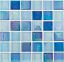 AIM SKY BLUE 1IN X 1IN GLASS TILE 11 SF/ CTN MASTER GLASS  GC82323B8
