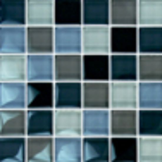 AIM CHARCOAL GRAY TAUPE 1IN X 1IN GLASS TILE 11 SHEETS 11 SF GC82323K1