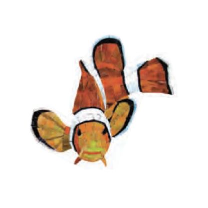 CLOWN FISH 8IN X 9IN GLASS TILE ARTISTRY IN MOSAICS G-CFS