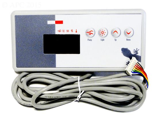 TSC-19-GE1 KEYPAD WITH OVERLAY 1 PUMP GECKO BDLTSC19GE1