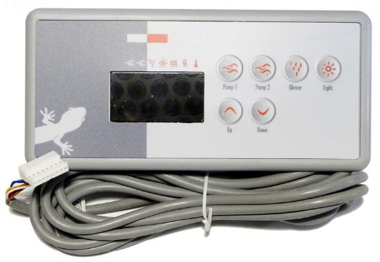 TSC-35-GE1 KEYPAD W/ OVERLAY 2PUMP BLOWER GECKO BDLTSC35GE1