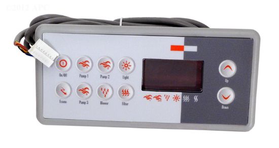 KEYPAD w/ OVERLAY MCLASS TSC8 TSC-8-10K-GE1 GECKO BDLTSC810K