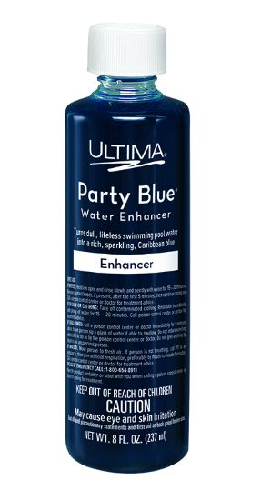 8 OZ PARTY BLUE WATER COLORANT 12/CS ULTIMA 27824A