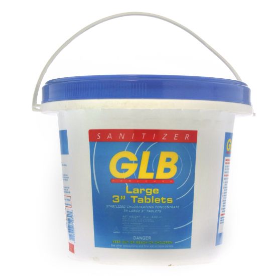 8 LB 3IN 7 OZ CHLORINE TRICHLOR TABS 4/CS GLB 71230A