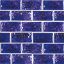 AIM WATERCOLOR BLUE 1IN X 2IN GLASS TILE 11 SF/ CTN MASTER  GW82348B10