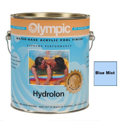 5 GAL HYDROLON ACRYLIC PAINT BLUE MIST OLYMPIC KELLEY 711 5 GALLON