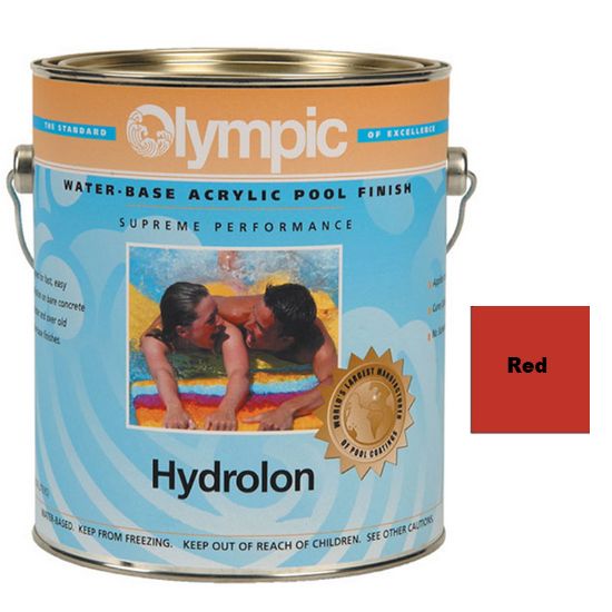 1 GAL HYDROLON ACRYLIC PAINT RED KELLEY OLYMPIC HY720