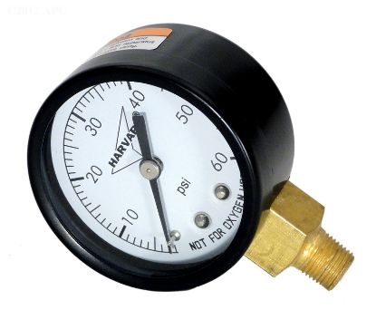 PRESSURE GAUGE STL 60# 1/8IN MPT LOWER STEEL CASE IPG602-8L