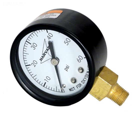 PRESSURE GAUGE STL 60# 1/8IN MPT LOWER STEEL CASE IPG602-8L