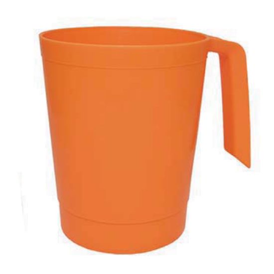 D.E. SCOOP 1# LARGE ORANGE 80-840-HAY