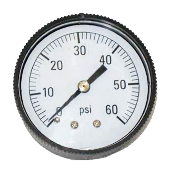 PRESSURE GAUGE 1/4IN BACK MOUNT 80-847