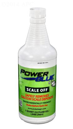 1 QT POWER BLUE SCALE OFF 12/CS JACKS MAGIC JMPBSCALEOFF032