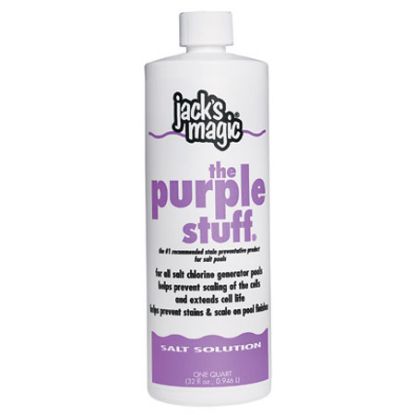 1 QT THE PURPLE STUFF SEQUESTRANT FOR SALT POOLS 12/CS JACKS JMPURPLE032
