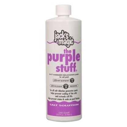 1 QT THE PURPLE STUFF SEQUESTRANT FOR SALT POOLS EACH JACKS  JMPURPLE032EACH