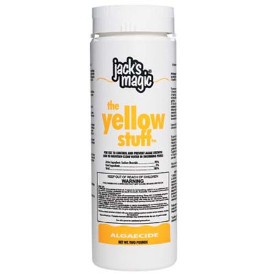 2 LB THE YELLOW STUFF ALGAECIDE 12/CS 99% SODIUM BROMIDE  JMYELLOW2