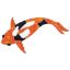 KOI FISH ORANGE 6IN X 11IN TILE ARTISTRY IN MOSAICS KFIORALS