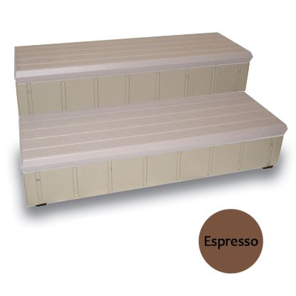 36IN DELUXE SPA STEP ESPRESSO LEISURE ACCENTS LASS36-E