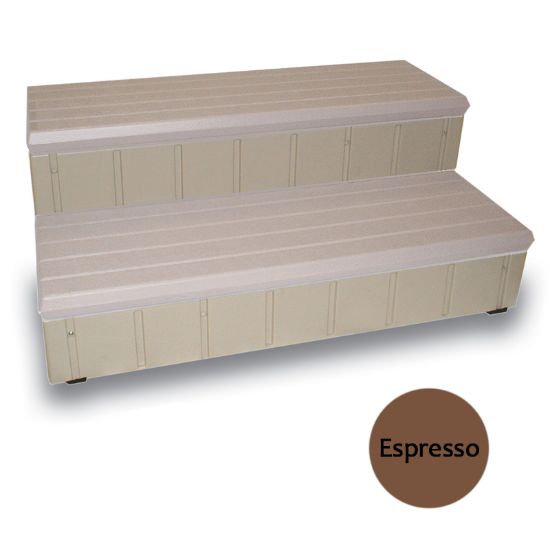 36IN DELUXE SPA STEP ESPRESSO LEISURE ACCENTS LASS36-E