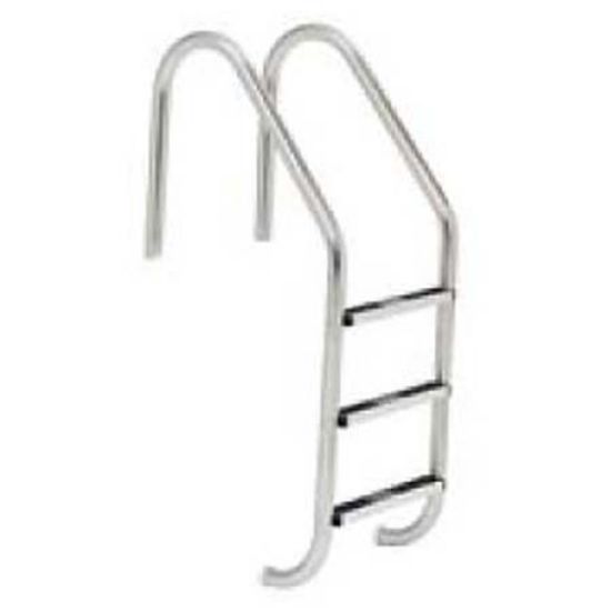 2 STEP 24IN STRAIGHT IG LADDER .065IN TUBE STAINLESS STEPS  LF-24-2A