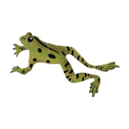 LEAPING FROG 6IN X 11IN TILE ARTISTRY IN MOSAICS LFRGRES