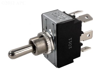 TOGGLE SWITCH  DPDT  20 AMP CENTER OFF  METAL 5-40-0006