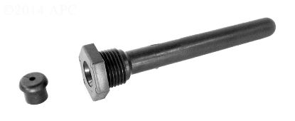 THERMOWELL 5/16IN DIA 1/2IN MPT W/GROMMENT PLASTIC DRYWELL 990180-000PKG