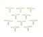 TEE 1/8IN BARB VINYL TUBING PACK OF 10 LEN GORDON 990300-000