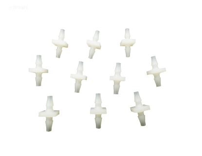 COUPLER 1/8IN BARB VINYL TUBING PACK OF 10 LEN GORDON 990310-000