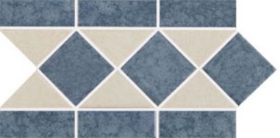 LISTELLO SERIES BLUE/BONE 10 LIN FT/5 SQ FT PER CASE LS379