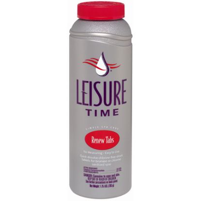 1 3/4 LB RENEW CHLOR FREE SHOCK TABS 12/CS LEISURE TIME W/  45305A