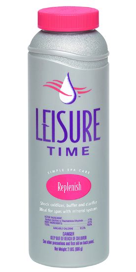 2 LB REPLENISH SPA SHOCK 12/CS LEISURE TIME MONO PERSULFATE 45310A