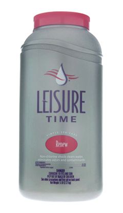 5 LB RENEW CHLORINE FREE SHOCK 6/CS LEISURE TIME (HM-CO) W/  RENU5