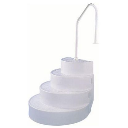 THE CLASSIC ABG STEP WITH ALUMINUM HANDRAIL INSIDE STEP MA.000313