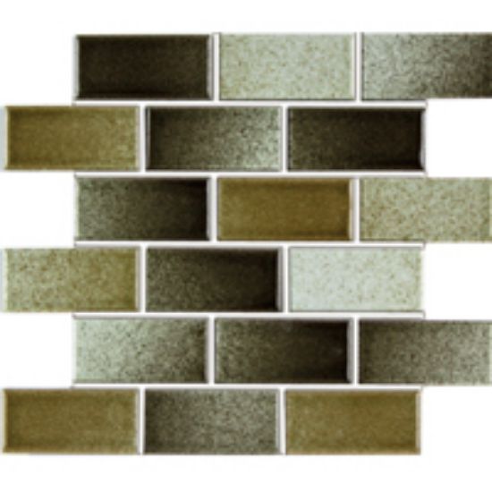 BLEND BRICK BEIGE MIX 1IN X 2IN 20 SHEETS 20 SF/ CTN  MASBBM6