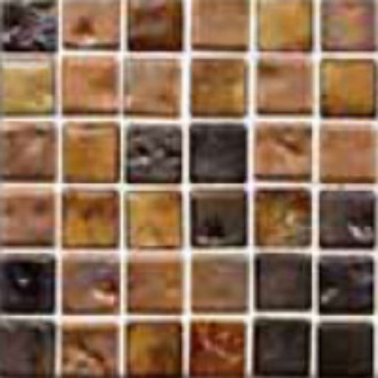 BMX MIX BLONDE 1IN X 1IN 20 SHEETS 20 SF/ CTN GLAZED  MAS BMX 100