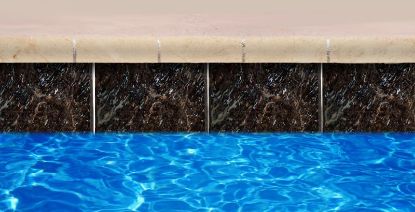 CLIFF EDGE BLACK ROCK 6IN X 6IN 60 PCS 15 SF/ CTN GLAZED  MAS CE 630