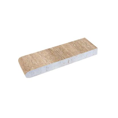 4INx12IN TRAVERTINE DURANGO COPING NATURAL STONE MAS DVC HON 4X12 BN