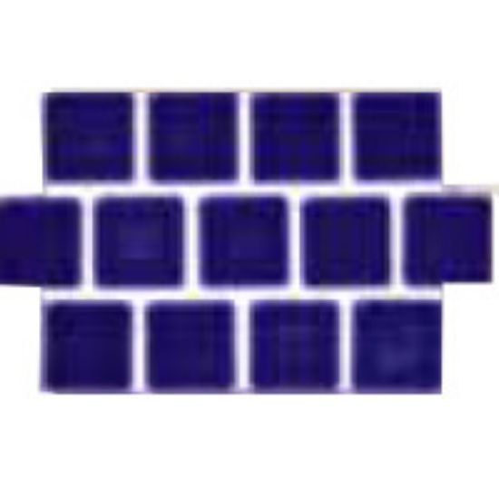 HARMONY 100 ROYAL BLUE 1IN X 1IN 20 SHEETS 22 SF/ CTN GLAZED MASHM110