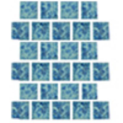 HARMONY 100 BAHAMA BLUE 1IN X 1IN 22 SHEETS 22 SF/ CTN  MASHM141